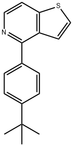 2-(Benzo[b]thiophen-4-yl)-5-tert-butylpyridine Structure