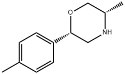 Morpholine, 5-methyl-2-(4-methylphenyl)-, (2S,5S)- Struktur