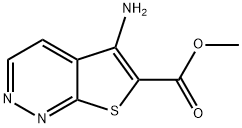 5-氨基噻吩并[2,3-C]哒嗪-6-羧酸甲酯,135128-08-4,结构式