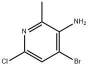3-Pyridinamine, 4-bromo-6-chloro-2-methyl-,1351813-69-8,结构式