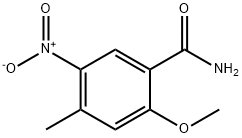 2-Methoxy-4-methyl--5-nitrobenzamide 结构式