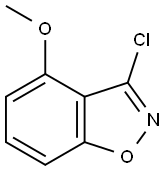 1,2-Benzisoxazole, 3-chloro-4-methoxy- Struktur
