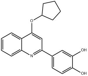 4-(4-(cyclopentyloxy)quinolin-2-yl)benzene-1,2-diol|4-(4-(cyclopentyloxy)quinolin-2-yl)benzene-1,2-diol