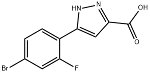 1354896-01-7 1H-Pyrazole-3-carboxylic acid, 5-(4-bromo-2-fluorophenyl)-