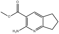 methyl 2-amino-5H,6H,7H-cyclopenta[b]pyridine-3-carboxylate Struktur