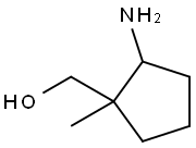 (2-amino-1-methylcyclopentyl)methanol Structure