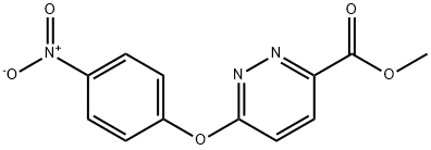 methyl 6-(4-nitrophenoxy)pyridazine-3-carboxylate Structure