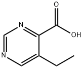 5-乙基嘧啶-4-羧酸,1355073-93-6,结构式