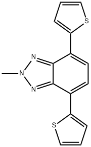 2-甲基-4,7-二(噻吩-2-基)-2H-苯并[D][1,2,3]三唑, 1355346-56-3, 结构式