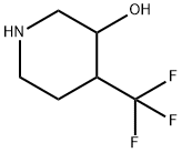 4-(TRIFLUOROMETHYL)PIPERIDIN-3-OL 结构式