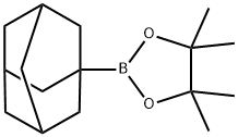 2-(Adamantan-1-yl)-4,4,5,5-tetramethyl-1,3,2-dioxaborolane Struktur