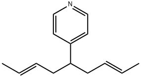 4-[(2E,7E)-nona-2,7-dien-5-yl]pyridine mixture of isomers Struktur