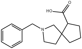 2-Benzyl-2-Azaspiro[4.4]Nonane-6-Carboxylic Acid(WX106113) 化学構造式