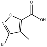 3-溴-4-甲基异噁唑-5-羧酸, 1357469-89-6, 结构式