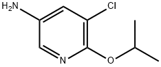 3-Pyridinamine, 5-chloro-6-(1-methylethoxy)- 结构式