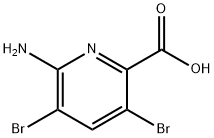 6-氨基-3,5-二溴吡啶, 1360437-38-2, 结构式