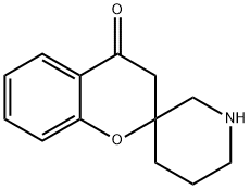 Spiro[2H-1-benzopyran-2,3'-piperidin]-4(3H)-one Struktur