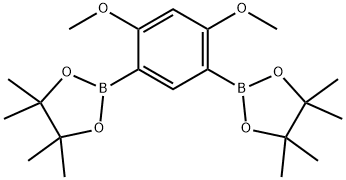 2,2'-(4,6-dimethoxy-1,3-phenylene)bis(4,4,5,5-tetramethyl-1,3,2-dioxaborolane),1362676-81-0,结构式