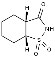 rac-(3aR,7aR)-octahydro-1lambda6,2-benzothiazole-1,1,3-trione, cis Struktur