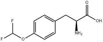 L-Tyrosine, O-(difluoromethyl)- 结构式