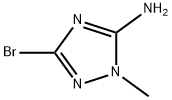 3-溴-1-甲基-1H-1,2,4-三唑-5-胺 结构式