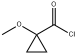 Cyclopropanecarbonyl chloride, 1-methoxy- Struktur