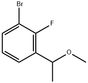 1-溴-2-氟-3-(1-甲氧基乙基)苯, 1367707-15-0, 结构式