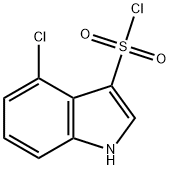 1H-Indole-3-sulfonyl chloride, 4-chloro- Structure