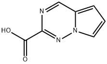 pyrrolo[2,1-f][1,2,4]triazine-2-carboxylic acid Struktur