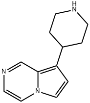 Pyrrolo[1,2-a]pyrazine, 8-(4-piperidinyl)- 结构式