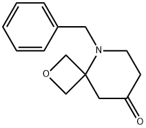 2-Oxa-5-azaspiro[3.5]nonan-8-one, 5-(phenylmethyl)- 结构式
