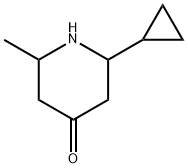 2-cyclopropyl-6-methylpiperidin-4-one Structure