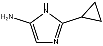 1H-Imidazol-5-amine, 2-cyclopropyl- 化学構造式