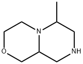 Pyrazino[2,1-c][1,4]oxazine, octahydro-6-methyl- Structure