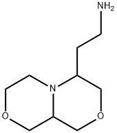 1H-[1,4]Oxazino[3,4-c][1,4]oxazine-4-ethanamine, hexahydro 化学構造式