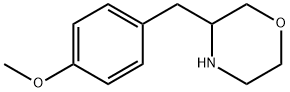 Morpholine, 3-[(4-methoxyphenyl)methyl]- Structure