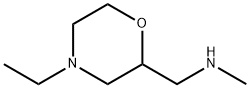 2-Morpholinemethanamine,4-ethyl-N-methyl- Structure