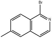 Isoquinoline, 1-bromo-6-methyl- Structure