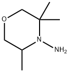 4-Morpholinamine, 3,3,5-trimethyl- Structure