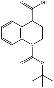 1-(叔丁氧基羰基)-1,2,3,4-四氢喹啉-4-羧酸,1368585-20-9,结构式