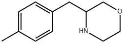 Morpholine,3-[(4-methylphenyl)methyl]- Struktur