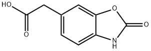 6-Benzoxazoleacetic acid, 2,3-dihydro-2-oxo- Struktur