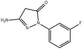 3H-Pyrazol-3-one, 5-amino-2-(3-fluorophenyl)-2,4-dihydro-|