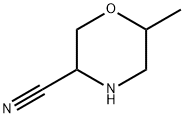 3-Morpholinecarbonitrile, 6-methyl-,1369249-29-5,结构式