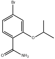 4-溴-2-异丙基苯甲酰胺,1369853-57-5,结构式