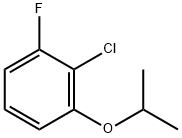 Benzene, 2-chloro-1-fluoro-3-(1-methylethoxy)-,1369889-31-5,结构式