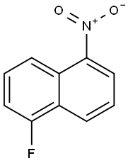 Naphthalene, 1-fluoro-5-nitro- Structure