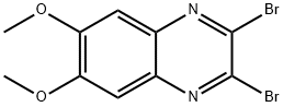 Quinoxaline, 2,3-dibromo-6,7-dimethoxy- Structure