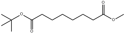 Octanedioic acid, 1-(1,1-dimethylethyl) 8-methyl ester Struktur