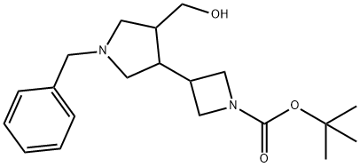 Tert-Butyl 3-(1-Benzyl-4-(Hydroxymethyl)Pyrrolidin-3-Yl)Azetidine-1-Carboxylate(WX170094) Structure